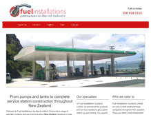 Tablet Screenshot of fuelinstallations.co.nz